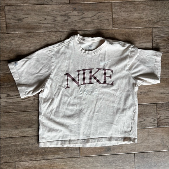 Nike Sportswear Classic Women's T-Shirt Natural Nude Size XS SET OF 2 - Picture 6 of 15